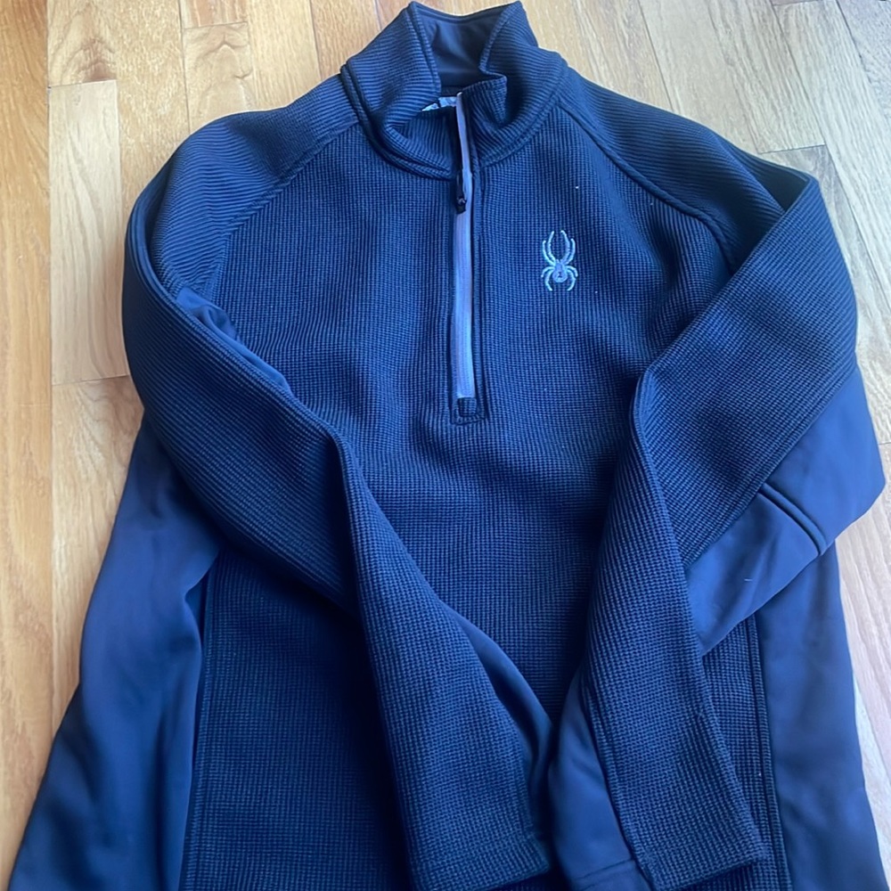 black spider jacket size large
